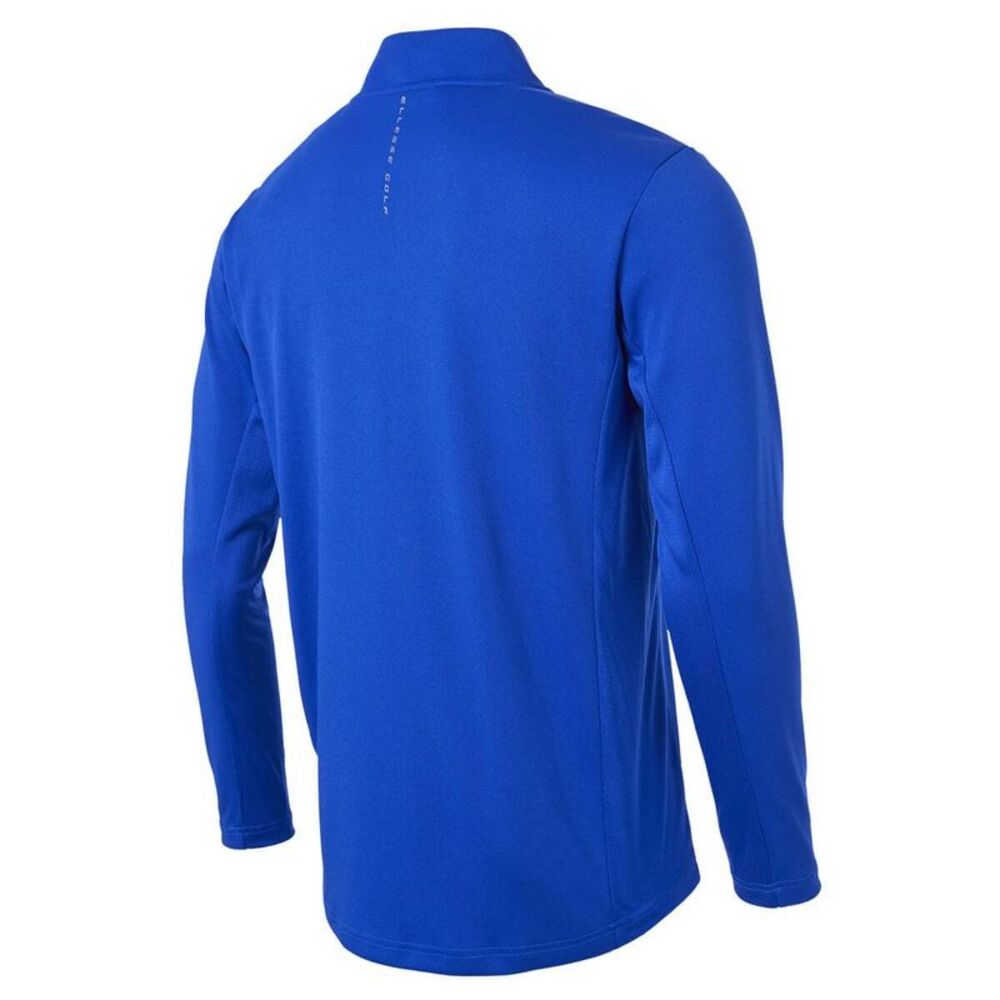 Ellesse Mens Rolbi Quarter Zip Top / Blue - Picture 2 of 3